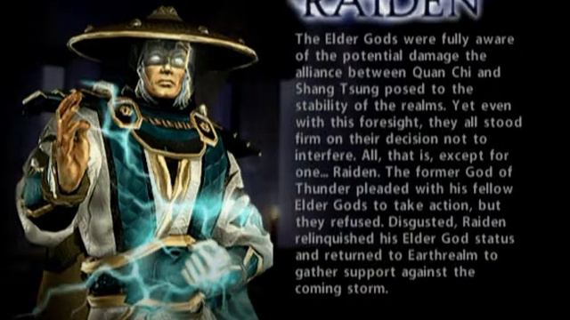 Mortal Kombat Deadly Alliance - Playstation 2 & Xbox & GameCube - Raiden - Biography - Part 1 смотреть онлайн