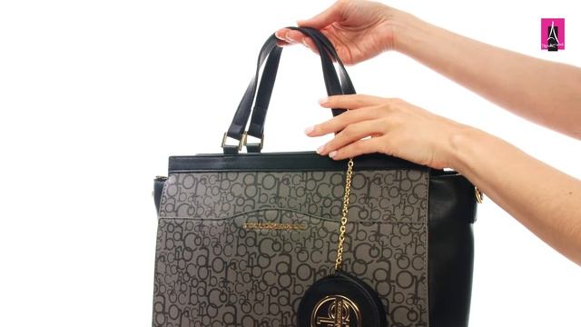 3258495 Видеообзор I Женская сумка с ручками тоут ROCCOBAROCCO GIA смотреть онлайн