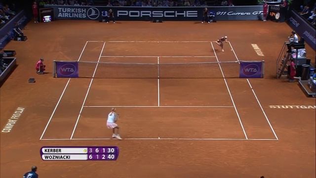 2015 Porsche Tennis Grand Prix WTA Highlights | Angelique Kerber vs Caroline Wozniacki смотреть онлайн