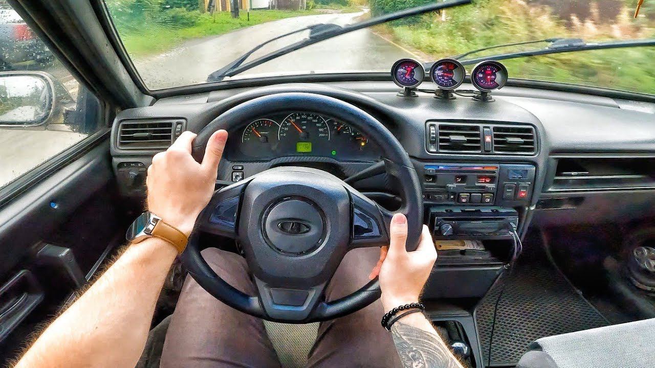 1997 ВАЗ 2108 4WD Турбо - POV ТЕСТ-ДРАЙВ смотреть онлайн