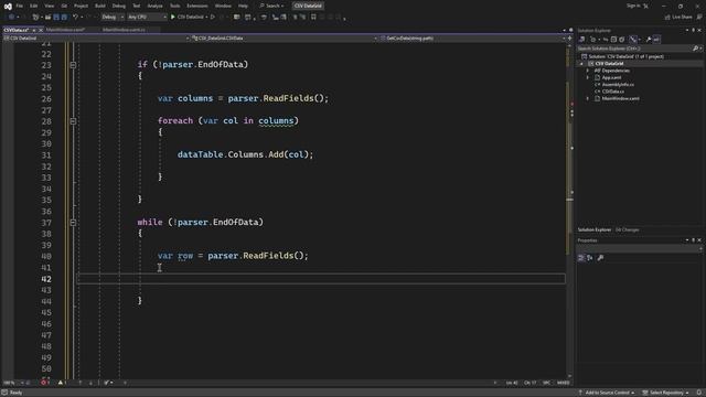 How to Load a CSV File to a DataGrid in WPF смотреть онлайн