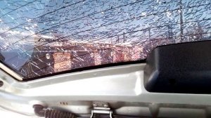 Лопнуло заднее стекло на ладе калине через 2 года