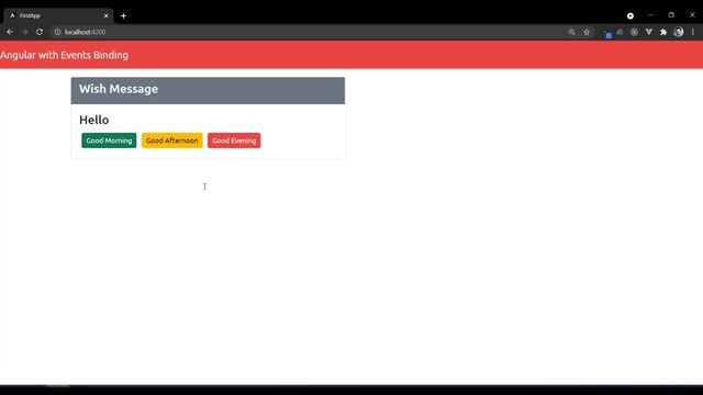 15. Events Handling Wish Message | Angular 12 Tutorial | NAVEEN SAGGAM смотреть онлайн