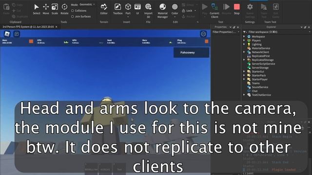 Roblox 3rd Person Gun System Opensource/Uncopylocked смотреть онлайн