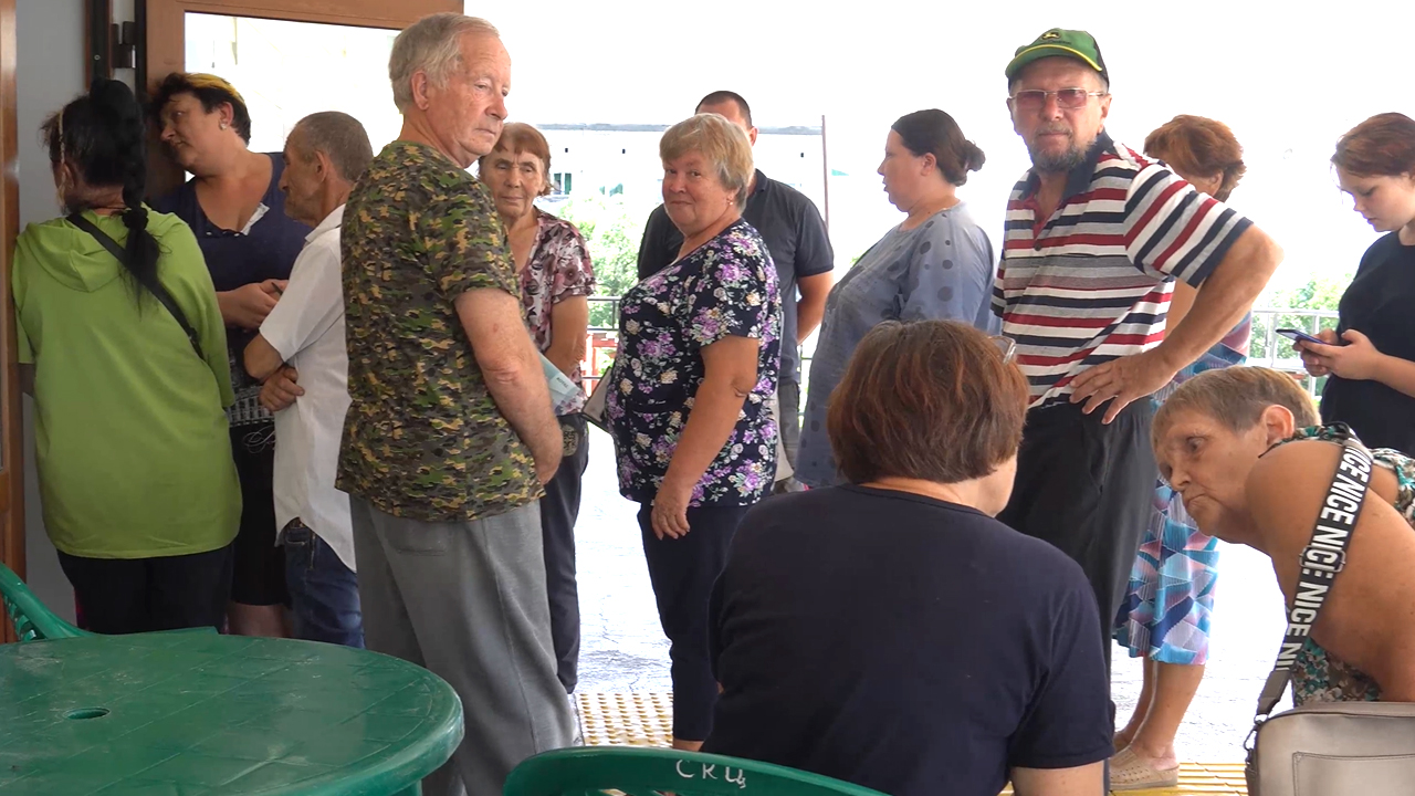 Пункт выдачи гуманитарной помощи в с. Спасское смотреть онлайн