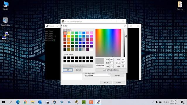 How to Connect Cisco Switch using Console Cable and PUTTY смотреть онлайн