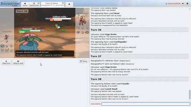 Ostrich Games Live Stream pokemon Showdown with my friend carter смотреть онлайн