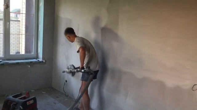 Шлифовка стен без пыли смотреть онлайн
