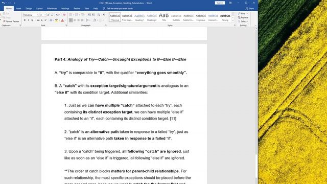 Java Tutorial: Exception-Handling 4: Analogy of Try—Catch—Uncaught Exceptions to If—Else If—Else смотреть онлайн