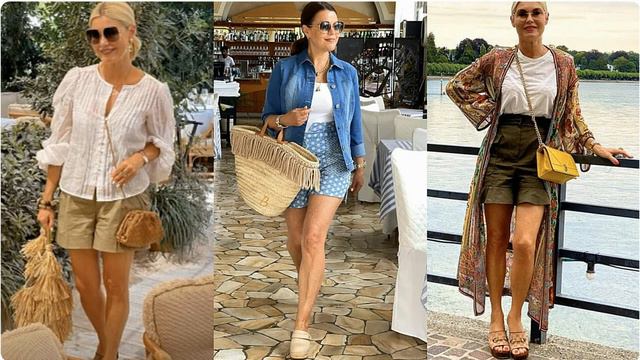 КАК НОСИТЬ ШОРТЫ ДАМАМ ЗА 50 И ВЫГЛЯДЕТЬ СТИЛЬНО И СОВРЕМЕННО💖 МОДНЫЕ ШОРТЫ ДЛЯ ЖЕНЩИН 50+ 55+ 60+ смотреть онлайн