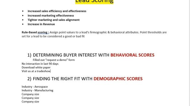 Lead Scoring Model: How to do lead scoring for marketing automation tool- SendInBlue: Part1 смотреть онлайн