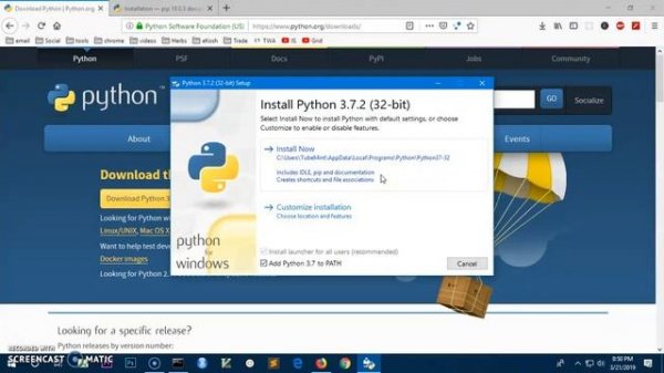 How to install Python package pip on Windows 10/8/7