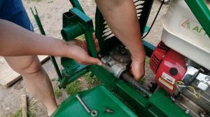 Установка РОТОРНОЙ КОСИЛКИ ЗАРЯ на МИНИТРАКТОР. СЕНОКОС на МИНИТРАКТОРЕ!!!