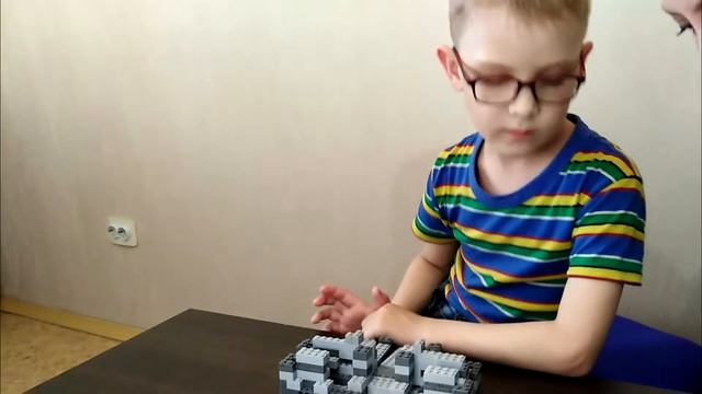 Строим LEGO Майнкрафт замок