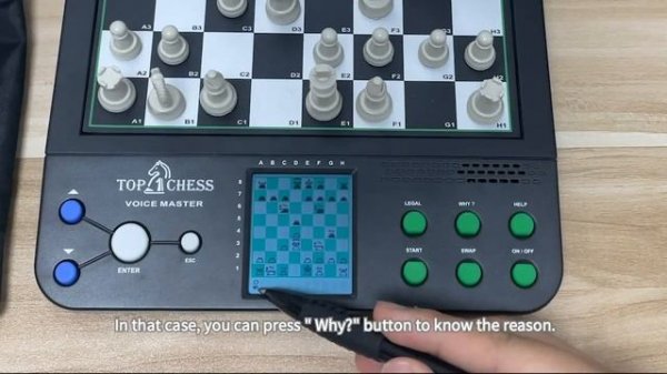 TOP1CHESS TUTORIAL, Electronic Voice Chess Academy Classical 8 in 1 Computer Voice Teaching System