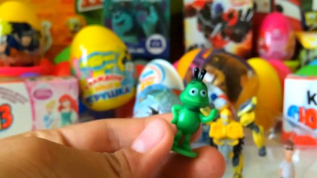 Unboxing Surprise Eggs Mega Compilation.Мега Сборник с обзорами различных Яиц с Сюрпризом
