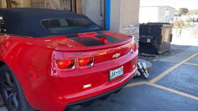 2011 Chevy Camaro SS 6.2L V8 TRUE DUAL EXHAUST w/ X-PIPE DELETE & STRAIGHT PIPES! смотреть онлайн