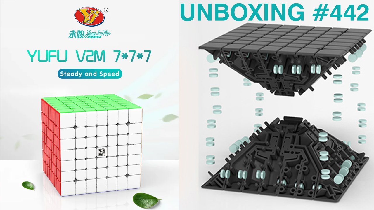 Unboxing №442 YJ YuFu v2M 7x7 | Бюджетный магнитный кубик Рубика 7х7 смотреть онлайн