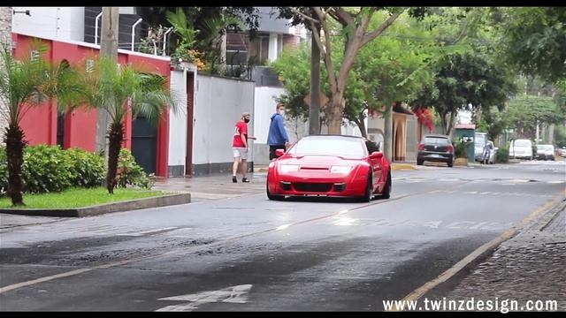 TwinZ Design 300ZX 2+2 Widebody walk around and driving video смотреть онлайн