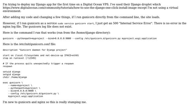 DevOps & SysAdmins: Internal Server Error when running Gunicorn as a service смотреть онлайн