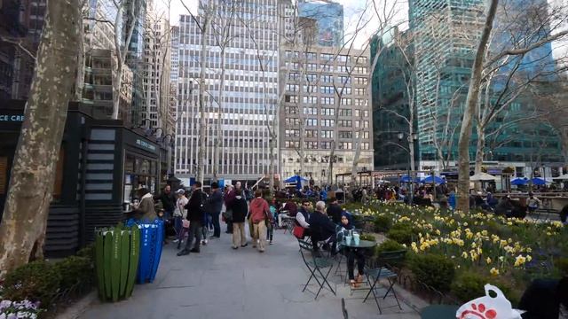 NYC Walk ⁴ᴷ⁶⁰ : Bryant Park New York смотреть онлайн