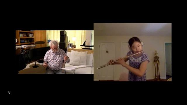 2020 Sir James Galway Masterclass- Reinecke Flute Concerto 1&2 Mov. - Sooah Jeon (12 yrs) смотреть онлайн