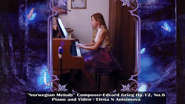 Norwegian Melody Grieg Op 12 No 6 Lyric Pieces Норвежская мелодия Грига Лирические пьесы смотреть онлайн