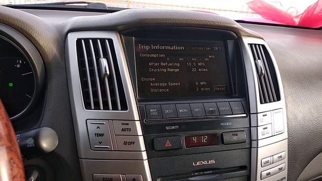 Lexus RX300, RX330, RX350 как проверить кран на печку или забита ли печка.