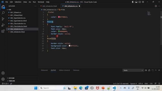 CSS Selectors | Part 5 - ID Selector | CSS Tutorials #05 смотреть онлайн