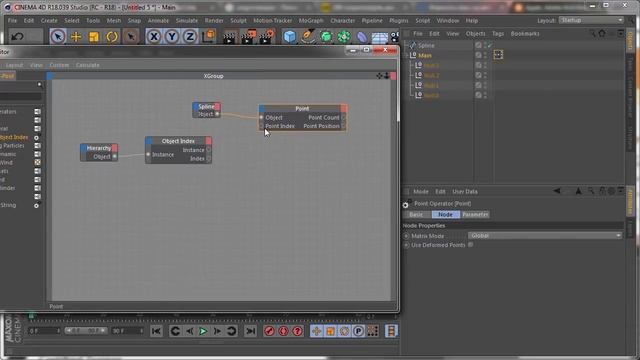 Cinema 4D tips: Control spline points with nulls смотреть онлайн