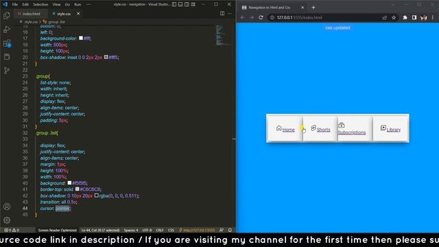 How create menu button using html css & javascript | Menu Buttons смотреть онлайн