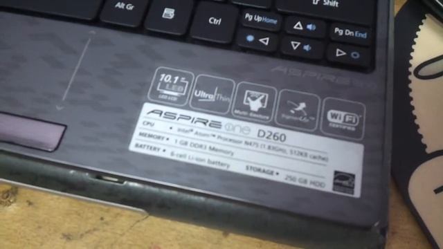 Acer Aspire One D260 No Display