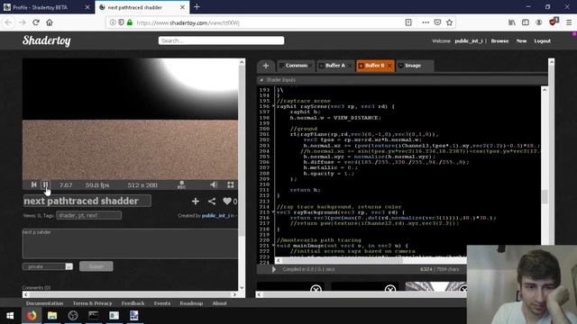 Coding Ray Tracer in GLSL on Shadertoy(July 29 2019 Live Stream) смотреть онлайн