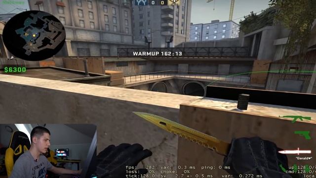 200IQ ФИШКИ НА OVERPASS ОТ B1t (NAVI Junior Гайд) смотреть онлайн