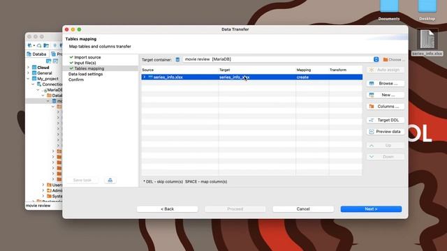 Import Data With DBeaver