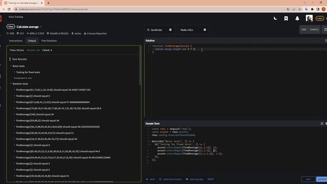 Как решить задачу Calculate average ? / Codewars JavaScript 8kyu смотреть онлайн