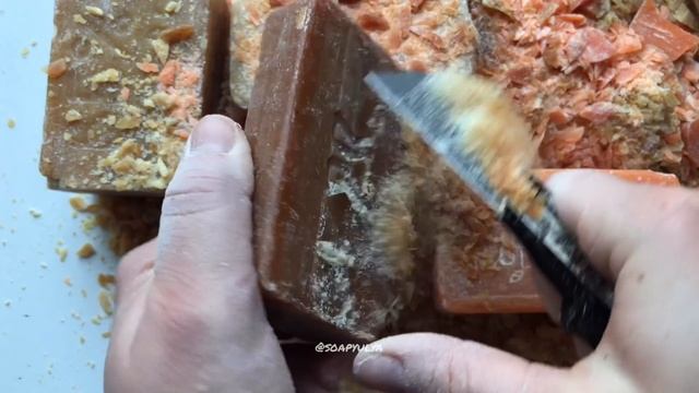 Резка сухого мыла советских времен / ASMR cutting very old and dry soaps смотреть онлайн