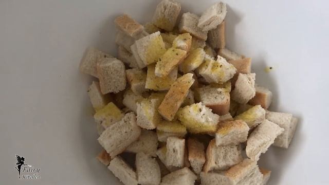 Вкусные сухарики с сыром к супу или пиву! Отличная закуска чтобы похрустеть! Крутоны/Croutons