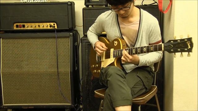 72'Gibson Les Paul Deluxe 1979 Marsall super bass Clean sound смотреть онлайн