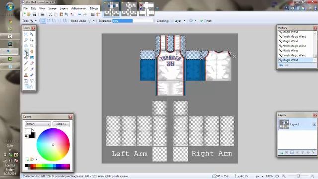 How to Shade Your Jersey / Shirt On ROBLOX смотреть онлайн