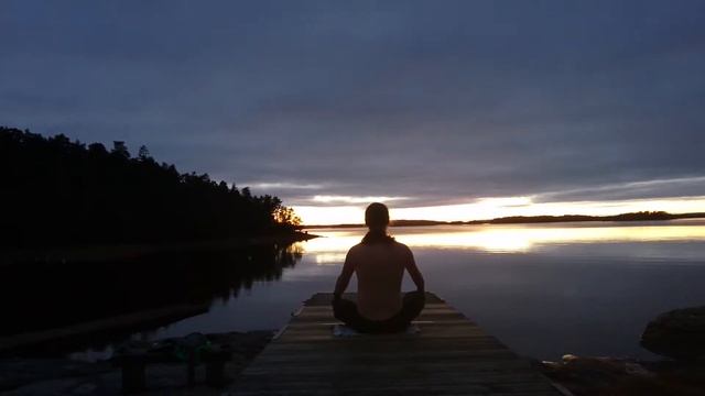 Sunset yoga at the lake смотреть онлайн