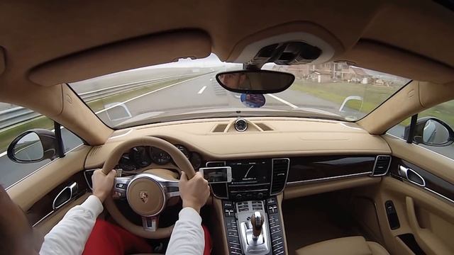 Porsche Panamera Turbo 317km/h on Kosovo highway смотреть онлайн
