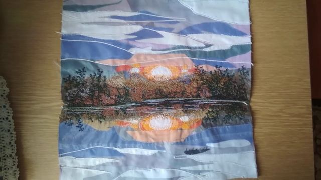 ЗАКАТ ПЕЙЗАЖ/ ШИТЬЁ ИЗ ЛОСКУТА/ТЕКСТИЛЬНАЯ ПИЦЦА/КАРТИНА ПАННО/квилтинг / схс/ #лоскутнаякартина (2 смотреть онлайн