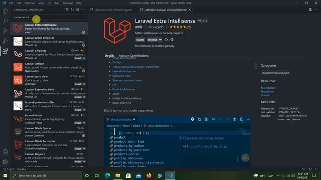 Top VS Code Extensions for Laravel Development | VS Code Extensions for Laravel 2021 смотреть онлайн