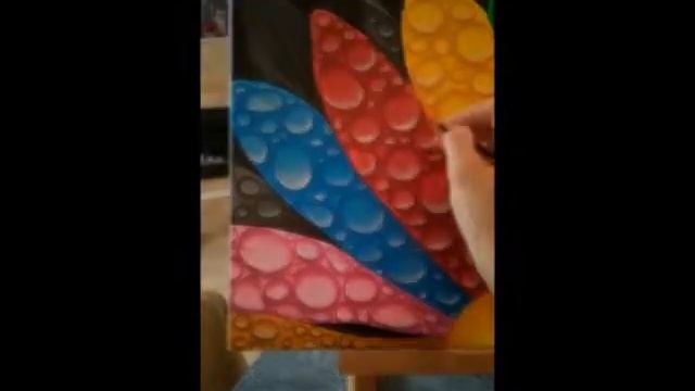 Acrylic Painting on Canvas "Flower of Wishes" | Ampelos Art Studio смотреть онлайн