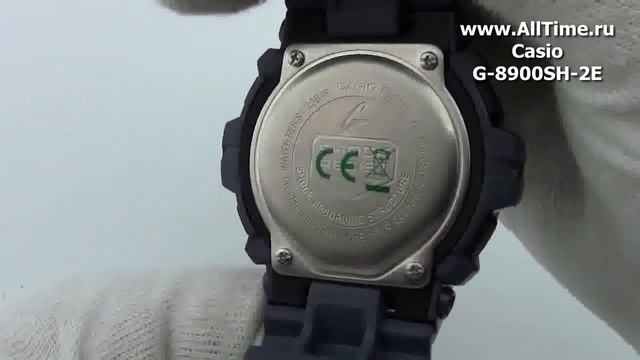 Обзор. Мужские японские наручные часы Casio G-SHOCK G-8900SH-2E смотреть онлайн