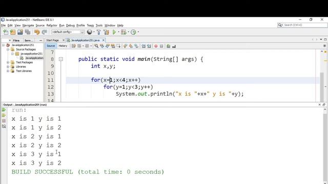 Java 110 - Nested loops in Java смотреть онлайн