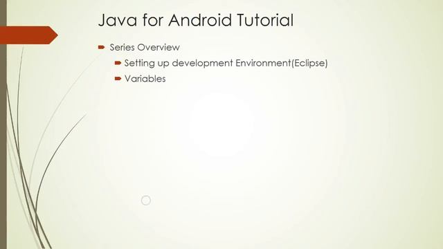 Java for Android Tutorial series overview смотреть онлайн