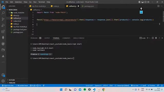 React.js - Callback və async/await смотреть онлайн
