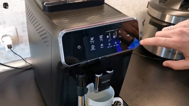 Ошибка кофемашины Philips мигает индикатор AquaClean